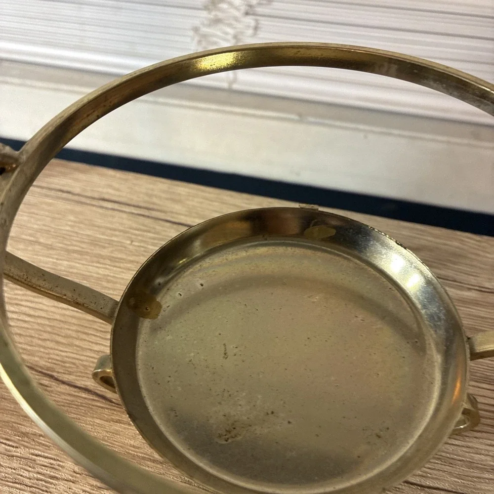 Retired Home‎ Interiors Brass Colored Candle Holder